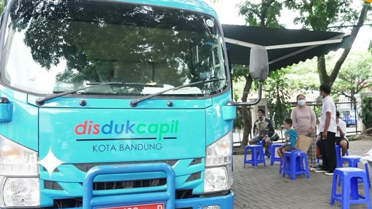 Mobil Mepeling Disdukcapil Kota Bandung/ Instagram @humas_bandung