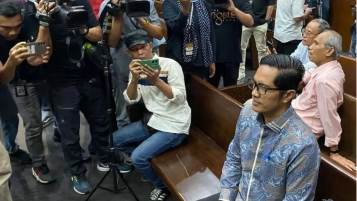 Mantan kuasa hukum Syahrul Yasin Limpo (SYL), Febri Diansyah saat hendak memberikan keterangan sebagai saksi di Pengadilan Tipikor, Jakarta (3/6). Foto/ANTARA