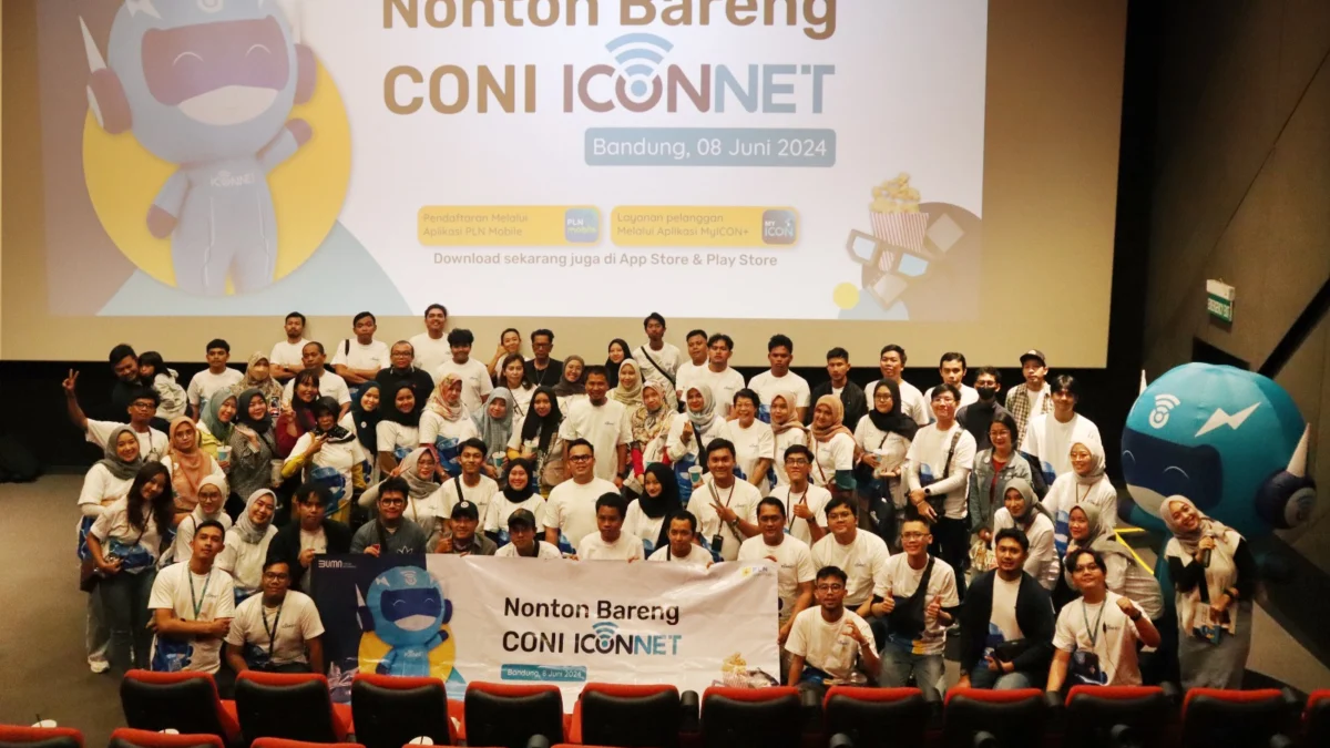 Terus Jalin Engagement dengan Pelanggan, ICONNET Kembali gelar Nonton Bareng di Bandung