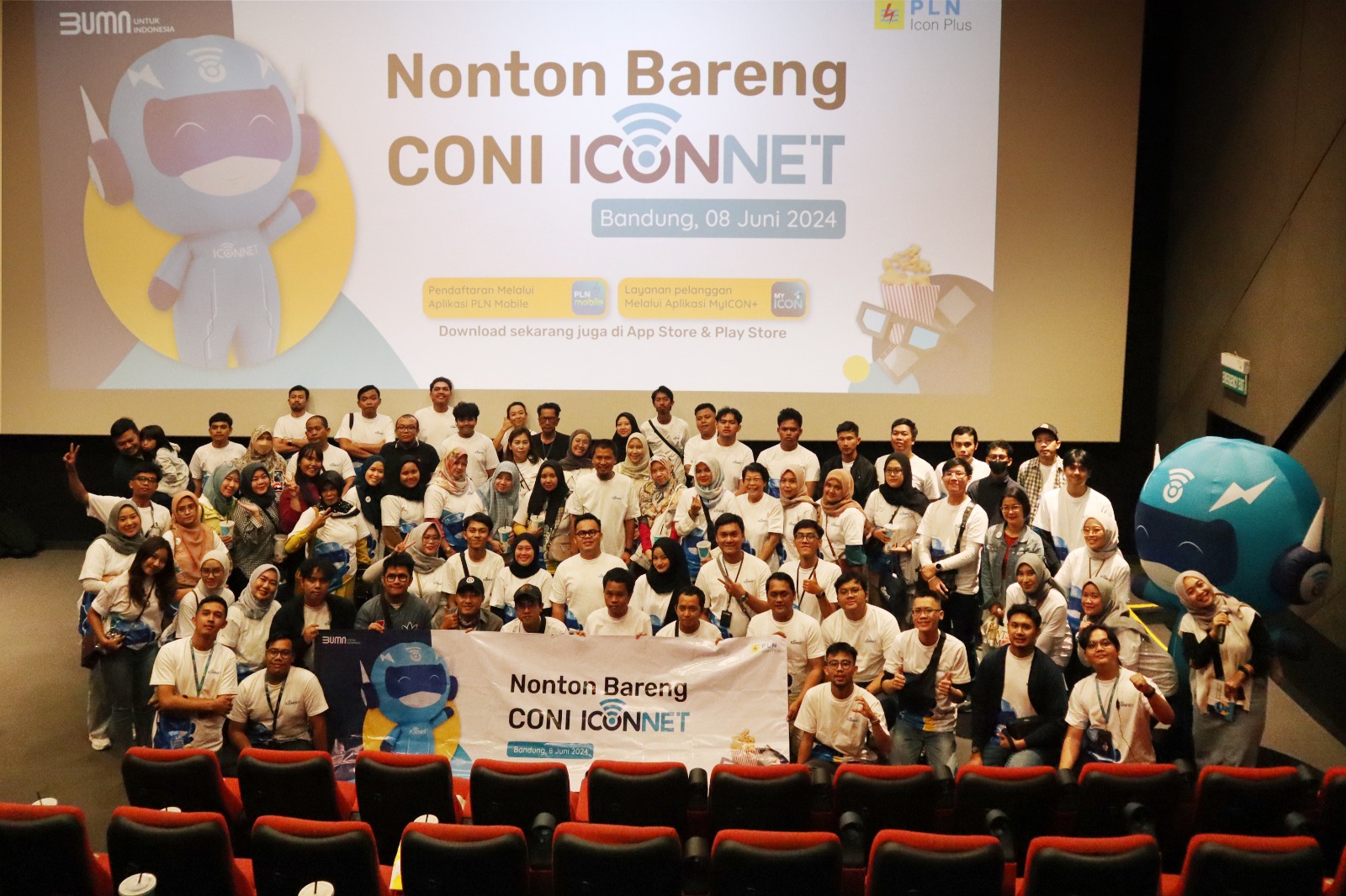 Terus Jalin Engagement dengan Pelanggan, ICONNET Kembali gelar Nonton Bareng di Bandung