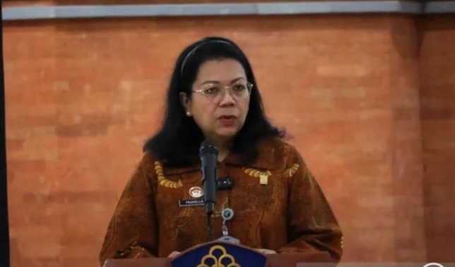 Kepala Kantor Wilayah Kemekumham Bali Pramella Yunidar Pasaribu di Denpasar, Rabu (12/6/2024). Foto/ANTARA