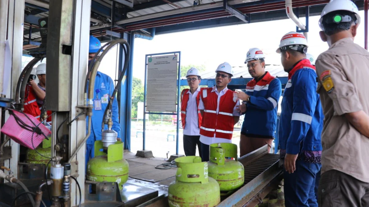 Pemkab Bandung lakukan inspeksi mendadak ke Stasiun Pengisian Bulk Elpiji (SPBE) PT Sampurna Gas di Kecamatan Cileunyi pada Rabu (12/6/2024)