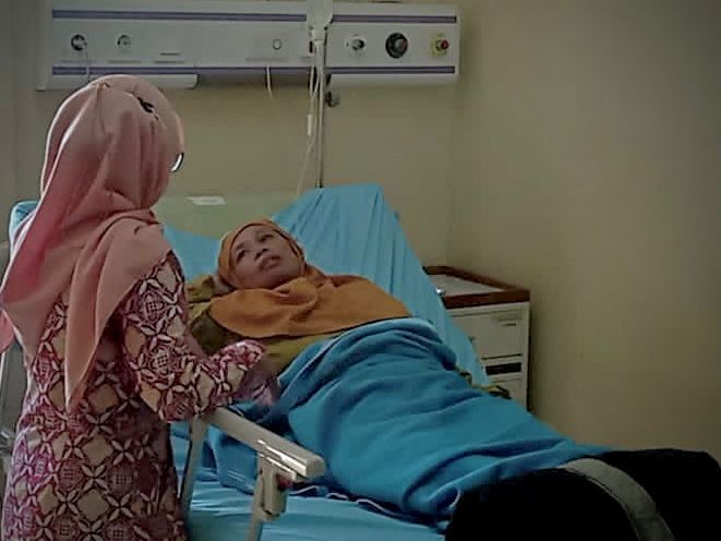 Salah satu pasien diduga keracunan makanan masih menjalani perawatan di RSUD Lembang, Kabupaten Bandung Barat. Kamis (20/6). Dok Jabar Ekspres