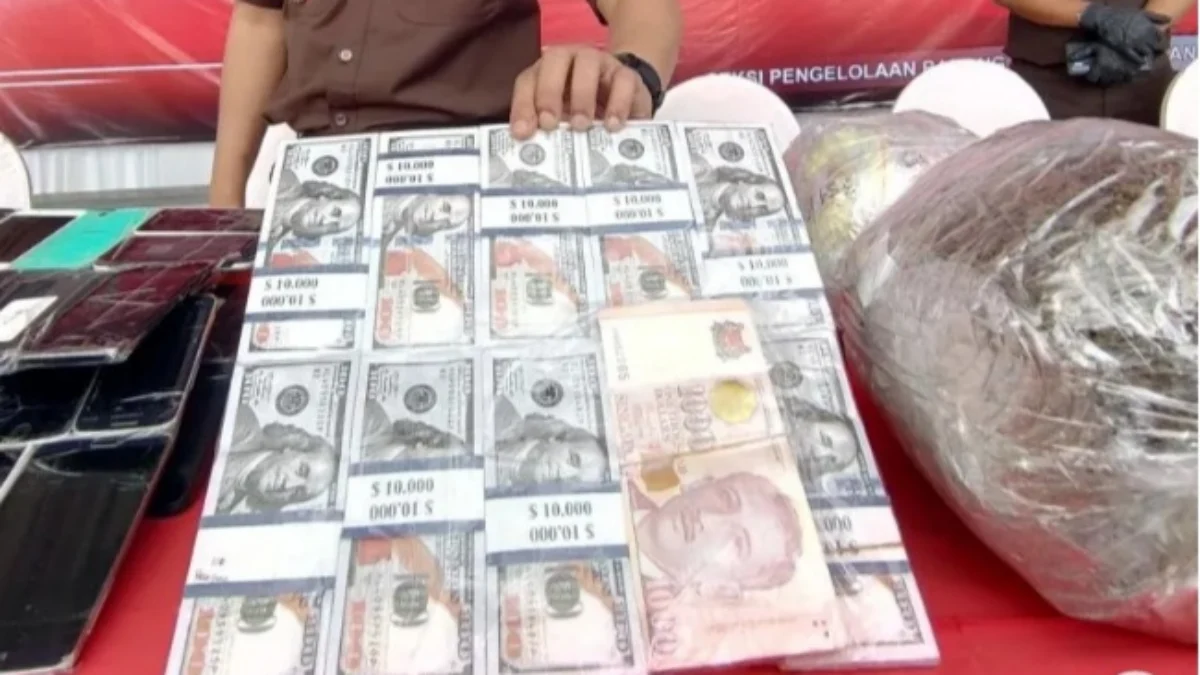 Ilustrasi: Sejumlah uang palsu yang berhasil diamankan dari peredaran. foto/ANTARA