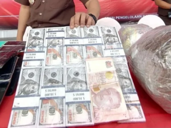 Ilustrasi: Sejumlah uang palsu yang berhasil diamankan dari peredaran. foto/ANTARA