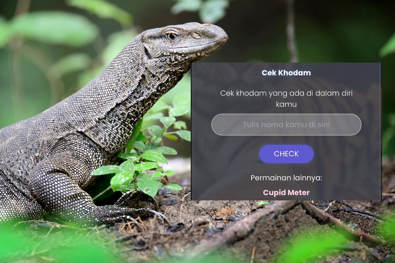 Cek Sosok Asli Khodam Dalam Diri Kamu Melalui Link Viral Ini, Apakah Biawak Alaska?