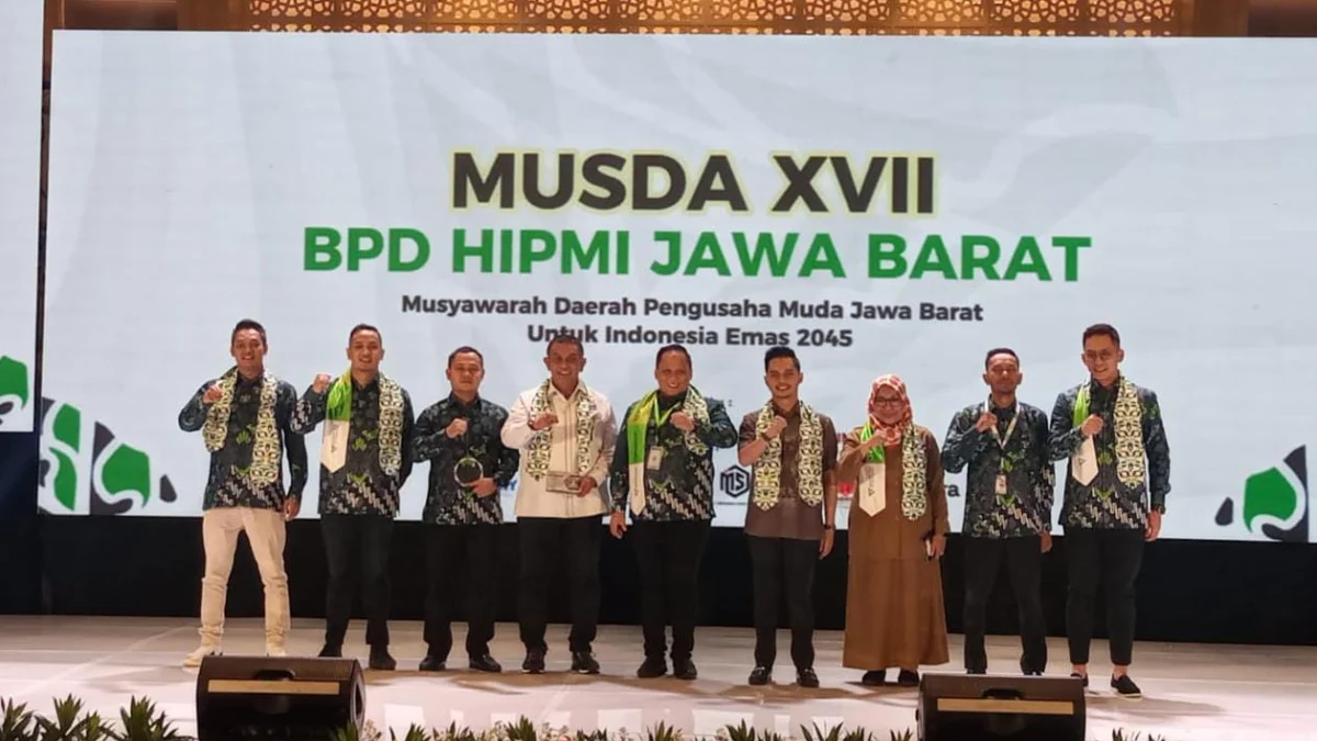 Perwakilan HIPMI di Jabar saat menghadiri Musda XVII di Kota Bogor, Senin (24/6). (Yudha Prananda / Jabar Ekspres)
