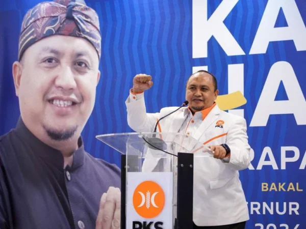 Kader PKS, Atang Trisnanto dapat tiket maju di Pilkada Kota Bogor 2024. (Yudha Prananda / Jabar Ekspres)