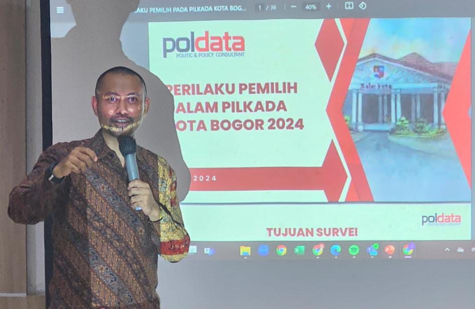 Peneliti Poldata Indonesia Konsultan, Fajar Arif Budiman. (Yudha Prananda / Jabar Ekspres)