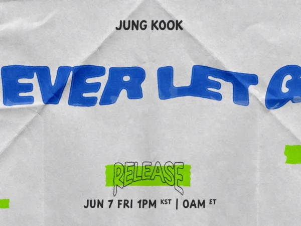 Poster single terbaru Jungkook BTS yang diumumkan oleh agensinya BIGHIT Music.