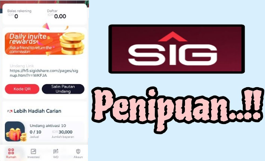 Apakah Aplikasi SIG itu Penghasil Uang atau Penipuan