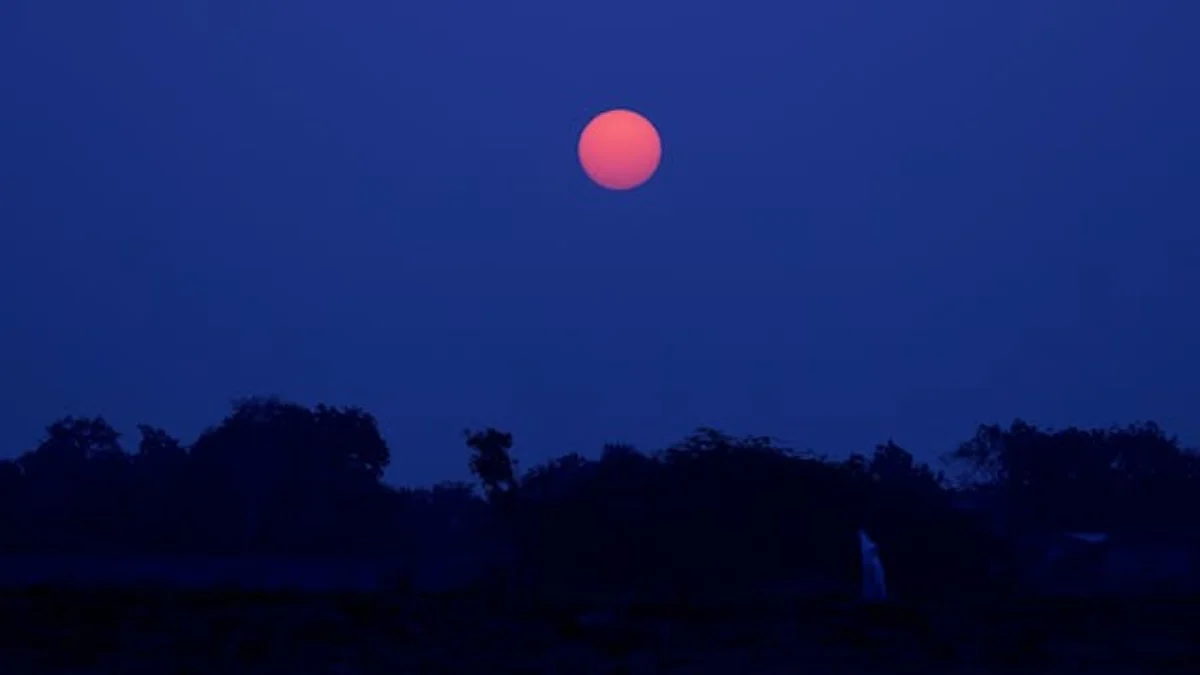 Ilustrasi Strawberry Moon yang terjadi Juni 2024/Pexels/ Ankit Rainloure