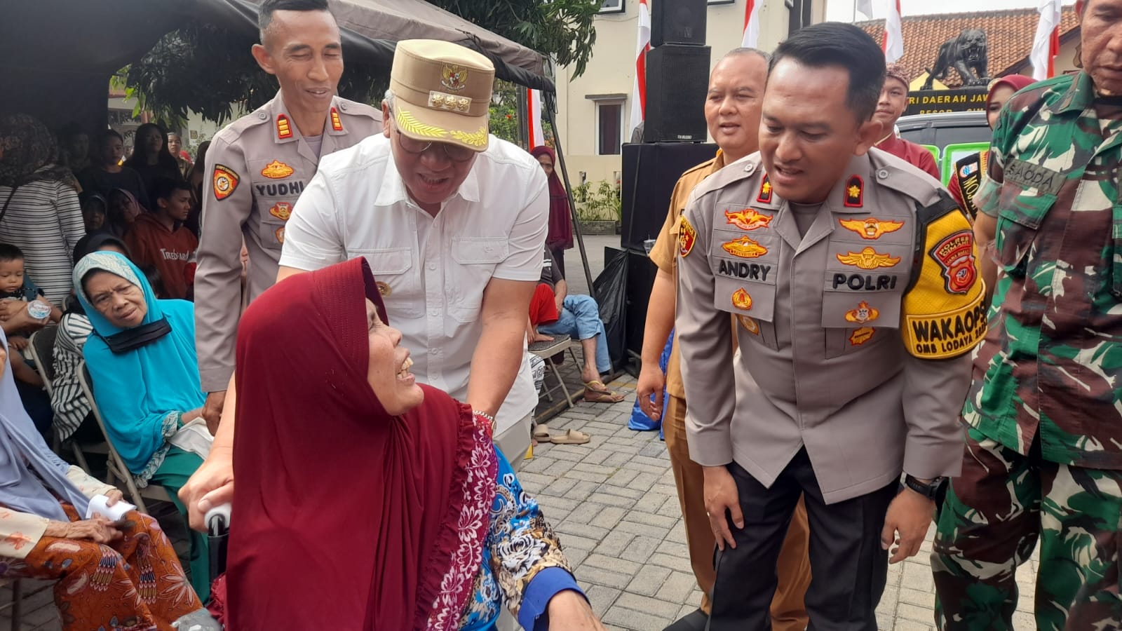 Pj Wali Kota Cimahi, Dicky Saromi dan Wakapolres Cimahi Kompol Andry Frans Ferdiawan