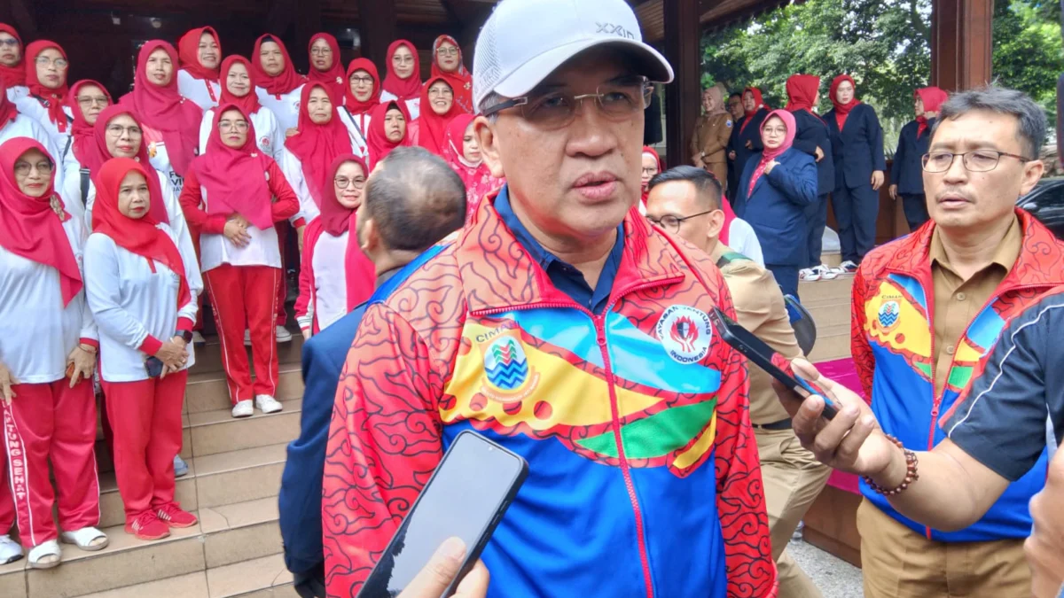 Doc. Pj Wali Kota Cimahi, Dicky Saromi usai Pengukuhan Pengurus Baru Yayasan Jantung Indonesia Cabang Kota Cimahi (Mong)