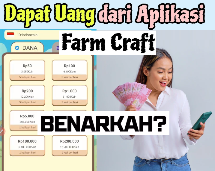 Aplikasi Farm Craft Apakah Benar-Benar Menghasilkan Uang?