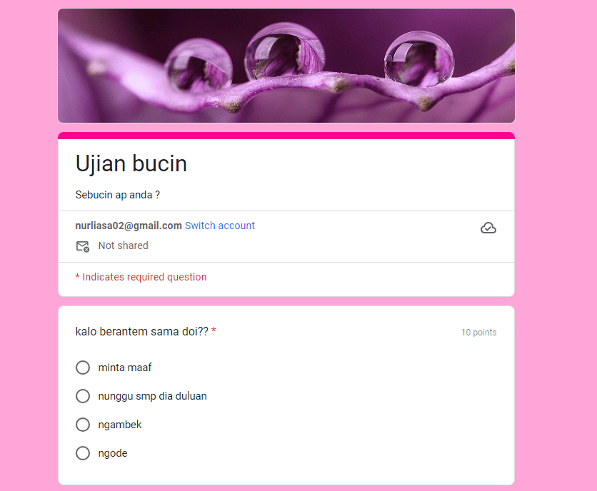 Link Tes Ujian Bucin, Seberapa Bucin Kamu? Ikuti Tes Viral di TikTok dengan Google Form Ini!