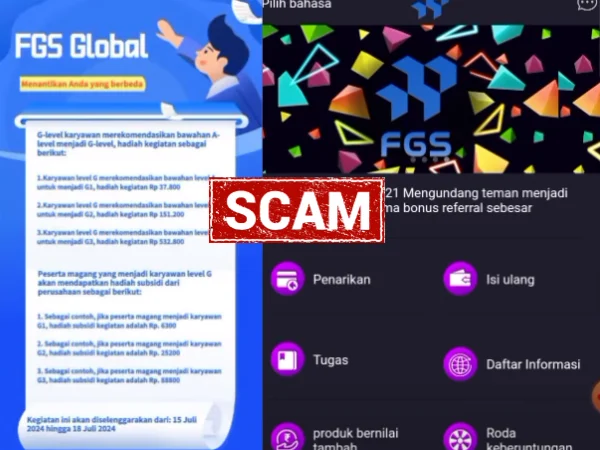 Terbongkar Aplikasi FGS Global Scam Hari Ini