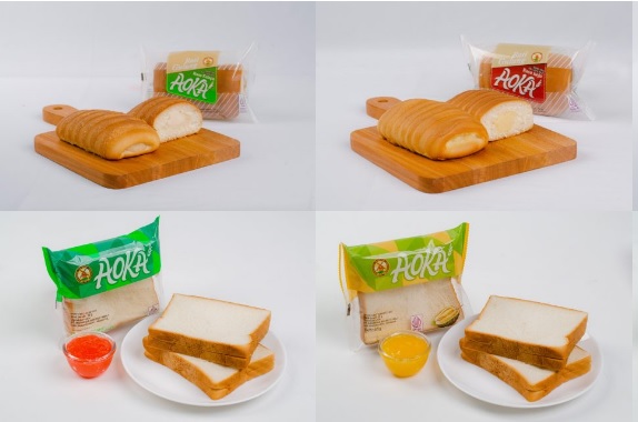 Beberapa contoh produk Roti Aoka yang diidukan mengandung zat berbahaya. (ptindonesiabakeryfamily)
