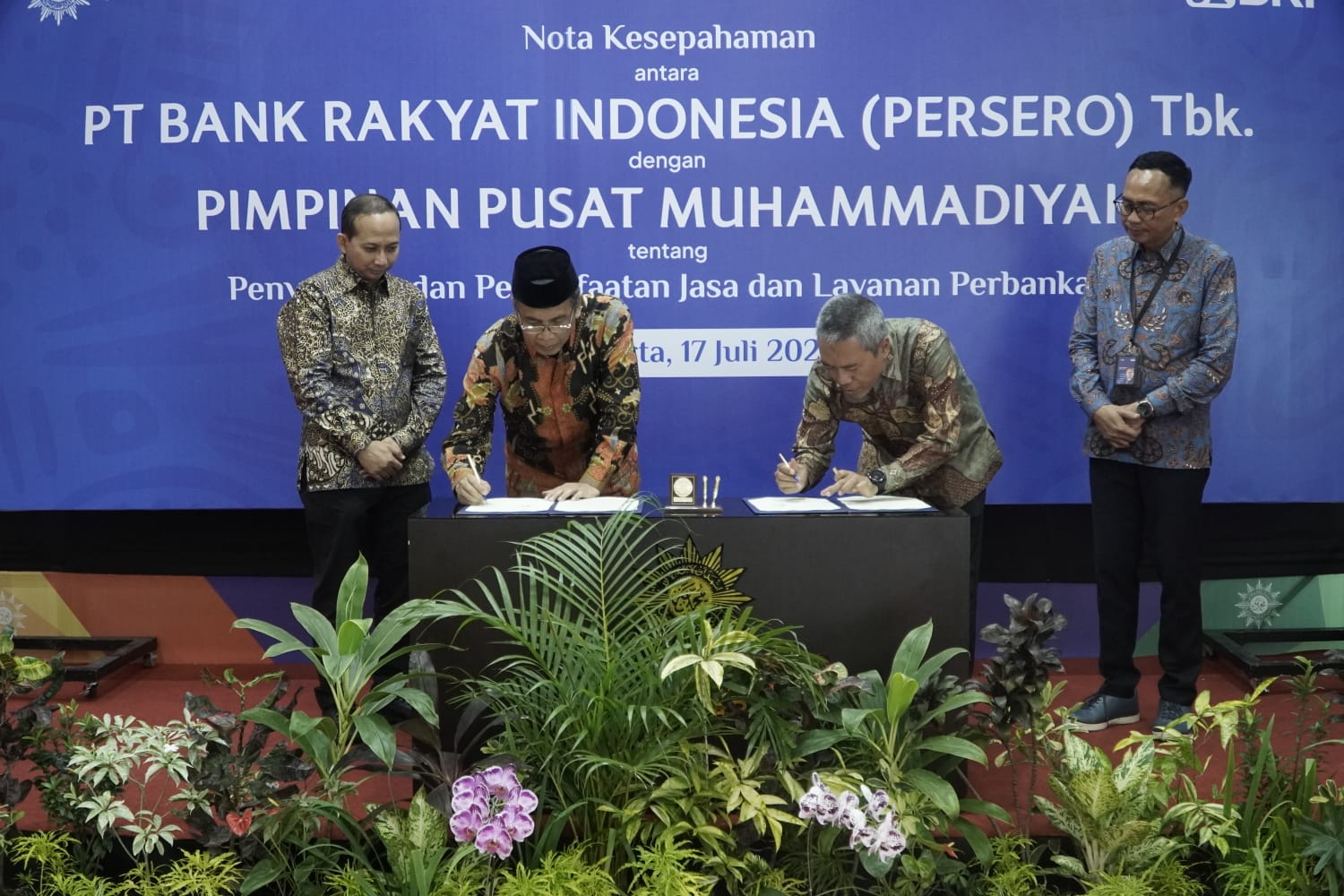 BRI menjalin sinergi dengan Pimpinan Pusat (PP) Muhammadiyah terkait penyediaan dan pemanfaatan jasa dan layanan perbankan.