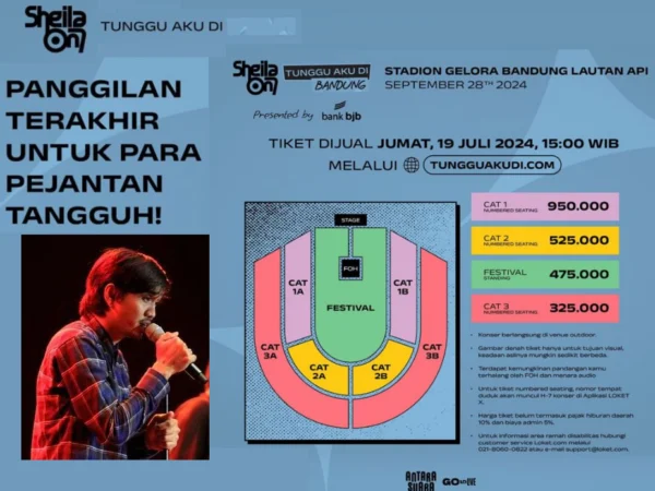 Kesempatan Terakhir! Tiket Konser Sheila on 7 “TUNGGU AKU DI” Dibuka Kembali untuk 5 Kota Besar