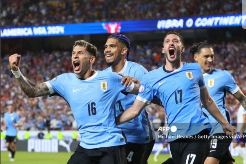 Uruguay Hentikan Langkah AS untuk Lolos ke 8 Besar Copa America 2024