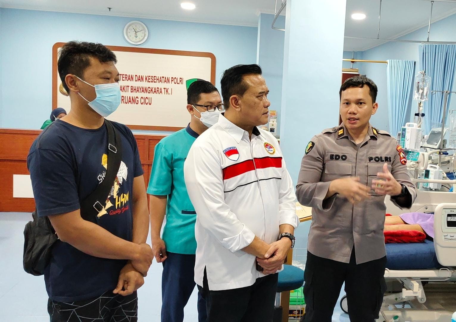 Kepala BP3MI Jawa Barat Jenguk Pekerja Migran Indonesia Yang Alami Pendarahan Otak