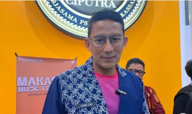 Menteri Parekraft Sandiaga Salahuddin Uno. Foto/ANTARA