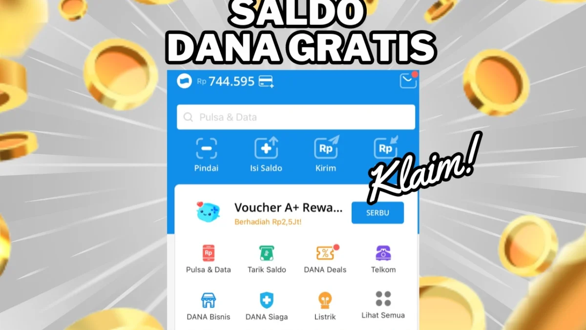 Dapatkan Saldo DANA Gratis Sampai dengan Rp 100.000 Khusus 5 Agustus 2024, di LINK DANA KAGET Ini!