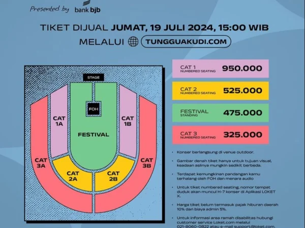 Pindah ke Stadion GBLA, Ini Jadwal Penjualan Tiket Konser Sheila on 7 “TUNGGU AKU DI” Bandung untuk Pejantan Tangguh Baru! (@antara.suara)