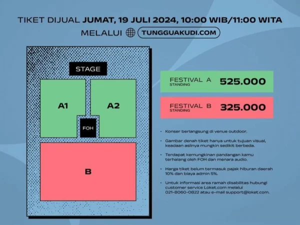 Kesempatan Para Pejantan Tangguh! Ini Jadwal Penjualan Tiket Tambahan & Informasi Tempat Baru untuk Konser Sheila on 7 “TUNGGU AKU DI” Makassar(@antara.suara)