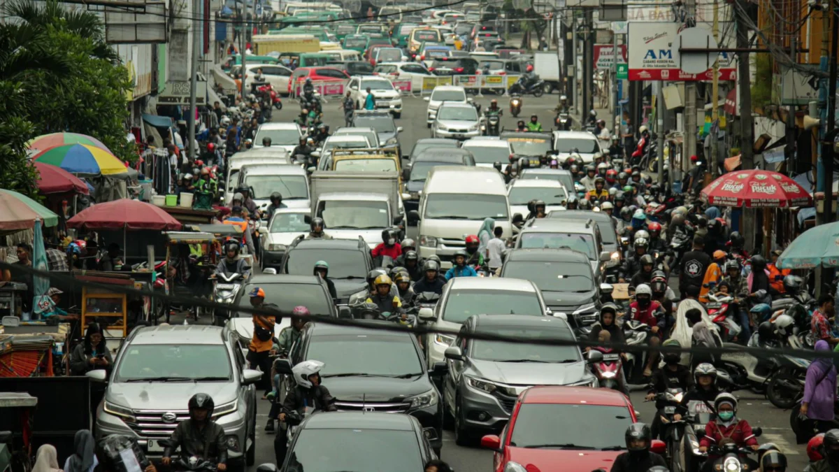 Ilustrasi kemacetan di Kota Bandung (Pandu Muslim / JE)