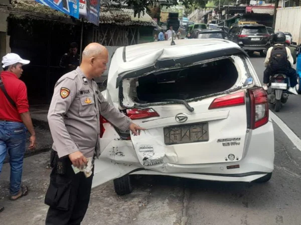 Kecelakaan di Puncak Bogor/Dok Polsek/