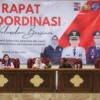 Jajaran Pemkot Bogor saat menggelar Rakor Kelurahan Bersih Narkoba, Selasa (23/7). (Yudha Prananda / Jabar Ekspres)