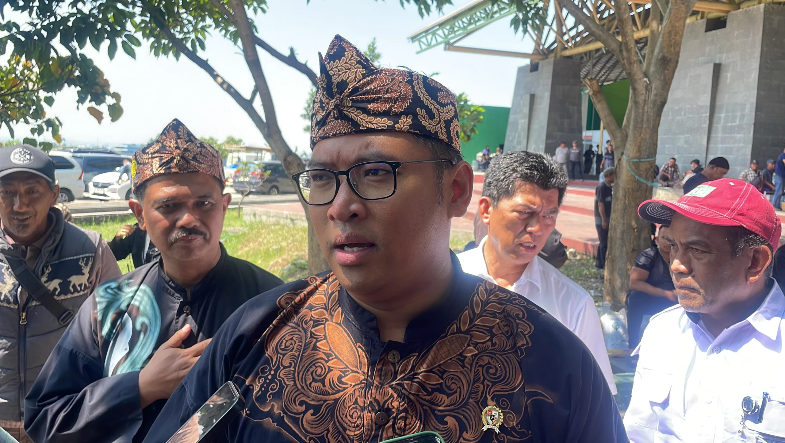 Wakil Menteri Pertanian, Sudaryono saat memberikan keterangan di Soreang, Sabtu (27/7/2024). Foto Agi Jabar Ekspres