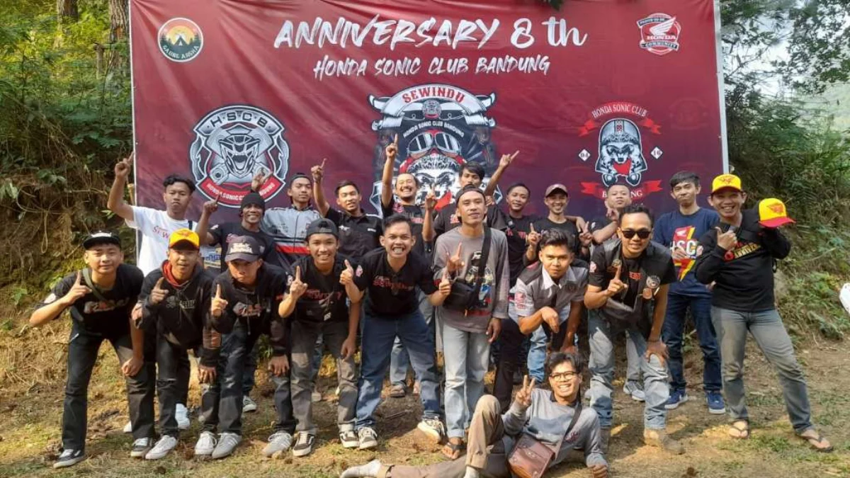 Honda Sonic Club Bandung Rayakan Sewindu Anniversary