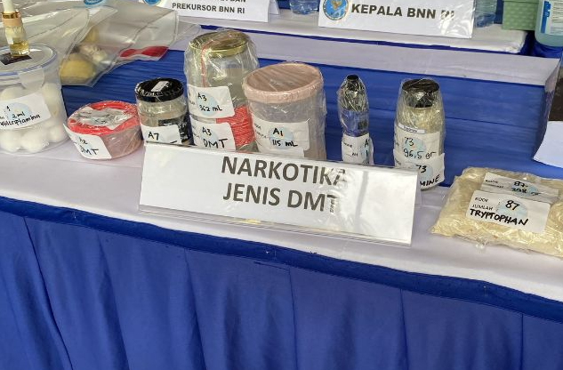 BNN Ungkap Laboratorium Gelap Narkoba Jenis DMT di Gianyar, Bali