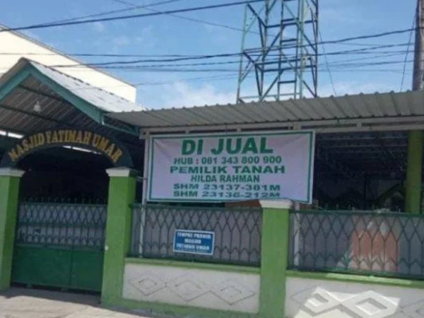 Viral Masjid Fatimah Umar di Makassar Dijual Rp 2,5 Miliar Oleh Pemilik