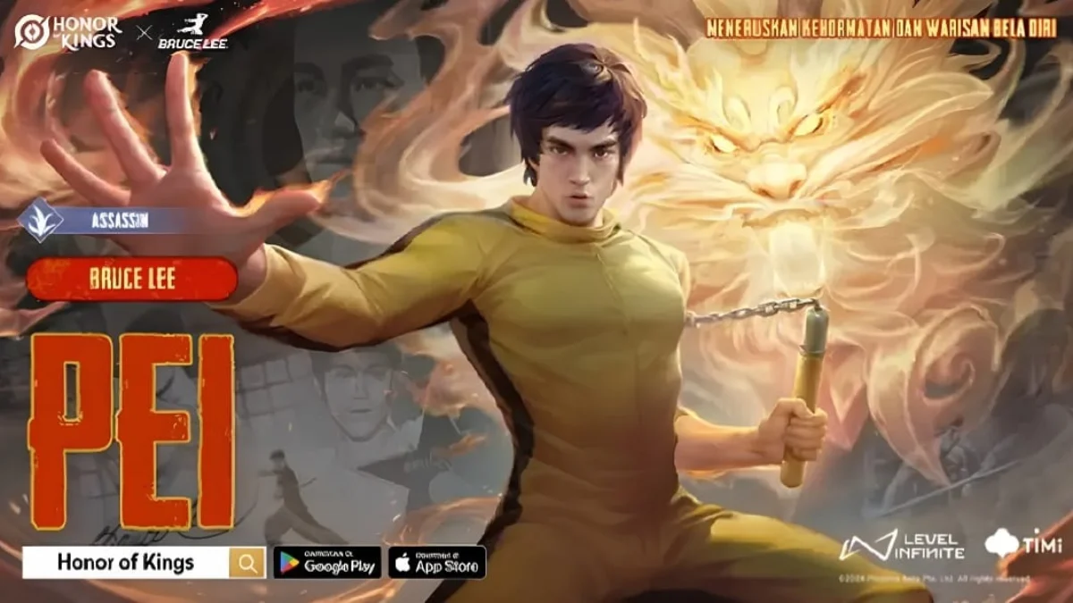 Cara Klaim Skin Gratis Bruce Lee di Honor of Kings