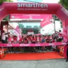 Ratusan Warga Bandung Ramaikan Smartfren Fun Run 2024