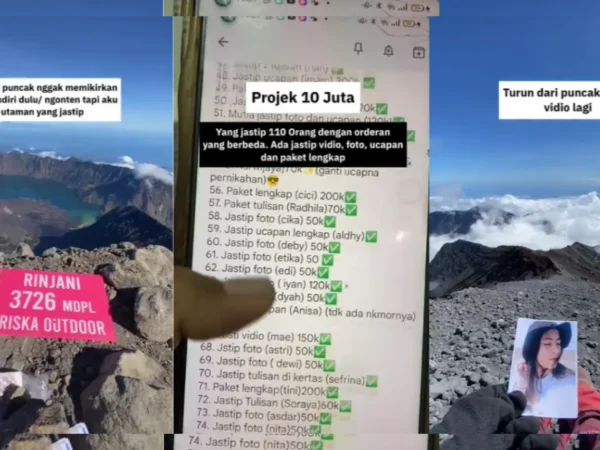 Viral di TikTok! Bisnis Jasa Titip dari Puncak Gunung Rinjani Raih Keuntungan Sampai Rp10 Juta, Bisnis yang Menggiurkan