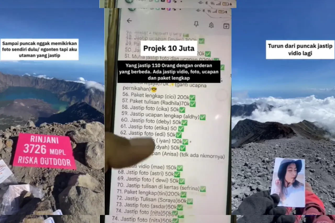Viral di TikTok! Bisnis Jasa Titip dari Puncak Gunung Rinjani Raih Keuntungan Sampai Rp10 Juta, Bisnis yang Menggiurkan