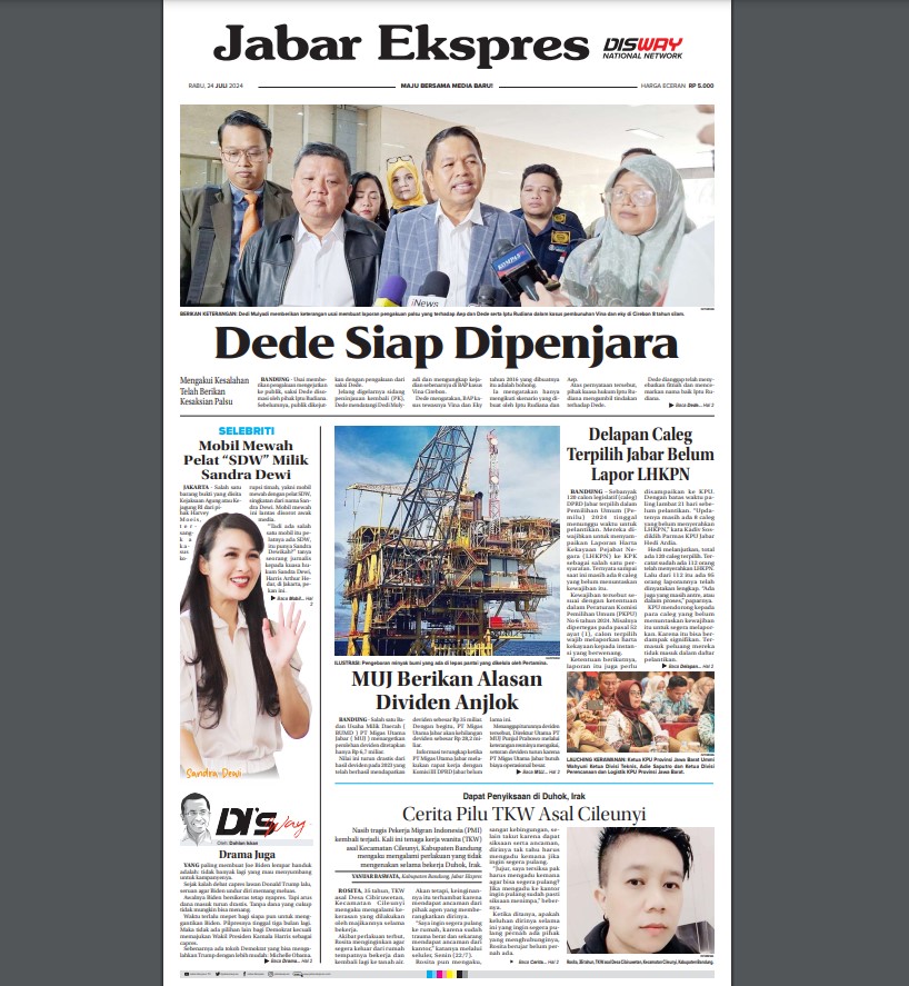 Epaper Jabar Ekspres 24 Juli 2024