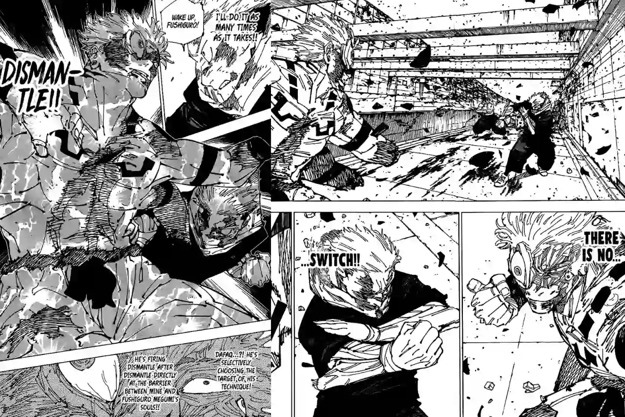 Review Jujutsu Kaisen Chapter 263: Yuji Itadori Menghantam Sukuna dengan Sangat Kuat!