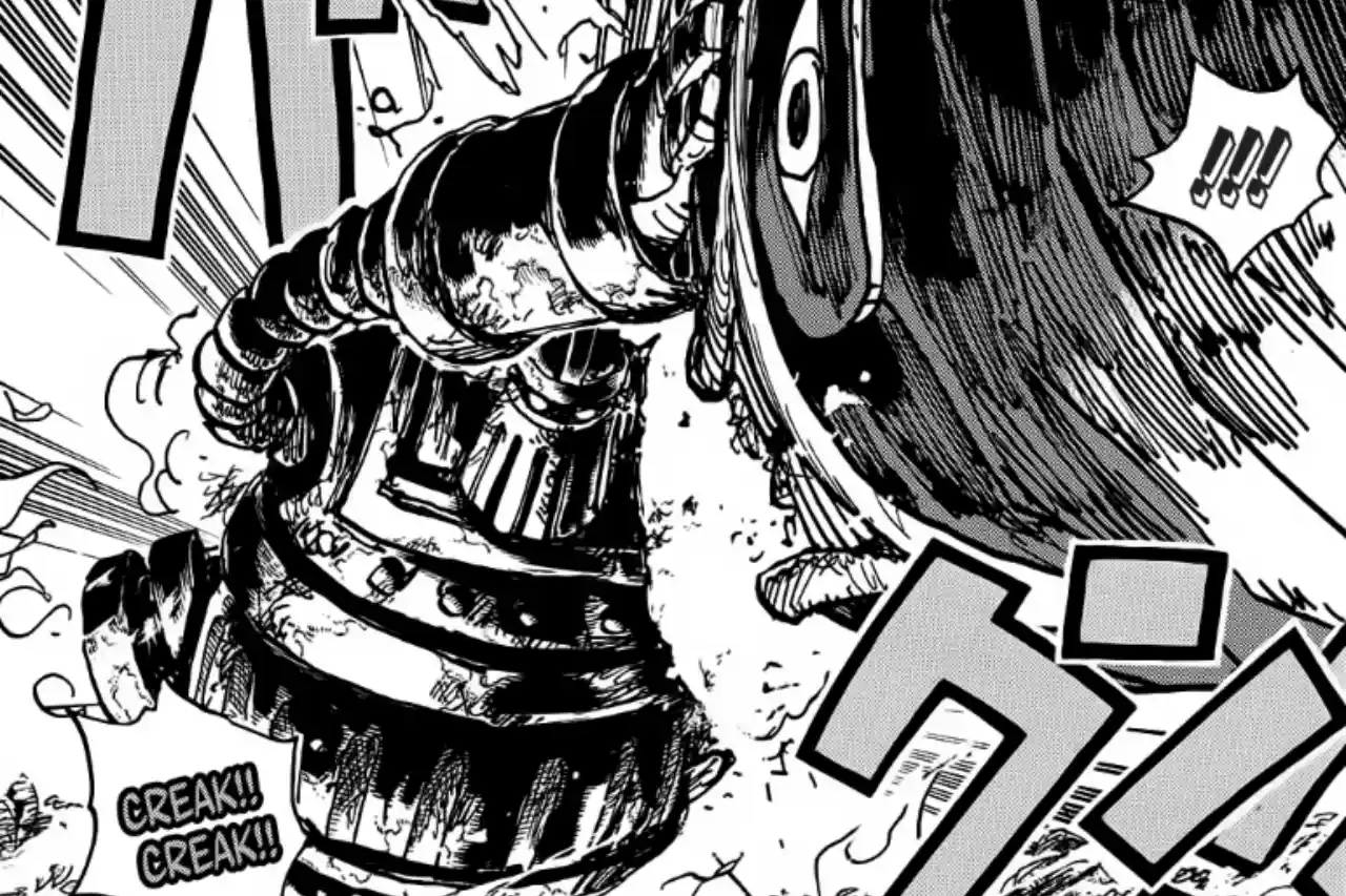 Review Lengkap One Piece Chapter 1120: Robot Kuno Memanggil Luffy dengan Joy Boy!