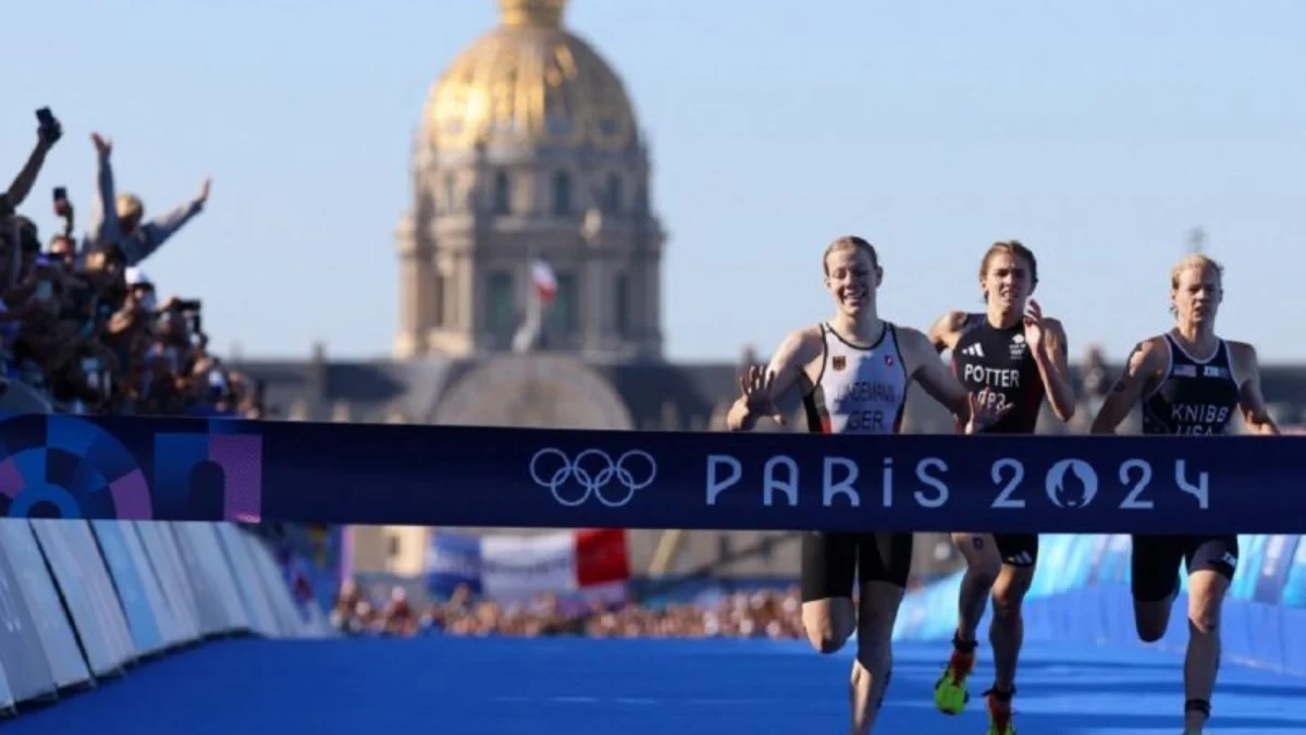 Triatlon Jerman Raih Medali Emas Olimpiade Paris 2024 di Tengah Isu Air Sungai Seine Tercemar