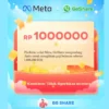 Tampilan Website aplikasi Go Share yang menjanjikan gaji sampai Rp1 juta untuk anggotanya.