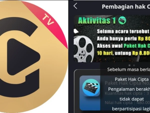 Aplikasi Goldshort TV yang mulai susah melakukan penarikan.