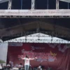 Venue salah satu acara pada gelaran kirab bendera diikuti ribuan warga Kabupaten Bogor/ Istimewa