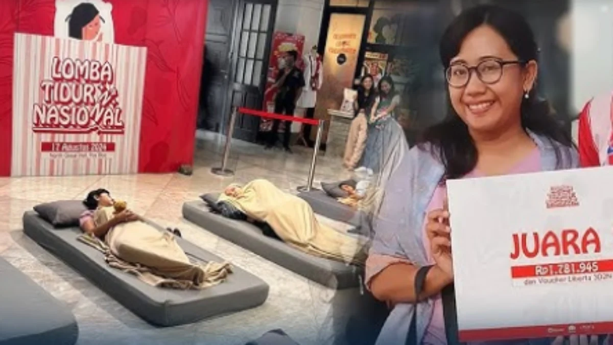 Viral pemenang Lomba Tidur Meriahkan HUT RI Ke-79, Yuniar Dwi Setiawati yang Tak Tidur Dua Hari Sebelumnya