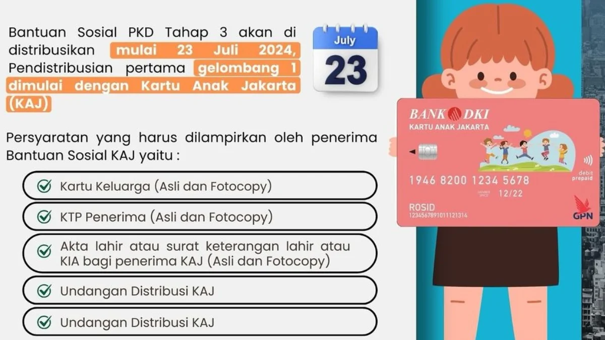 Pendistribusian Bantuan Sosial PKD Tahap 3, Gelombang 1 Dimulai dari KAJ 2024/ Instagram @dinsosdkijakarta